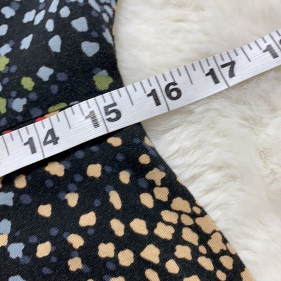 COPY - Anthropologie Tulle V Neck Retro Style Fireworks Mini Dress Black Size M… - Picture 11 of 13